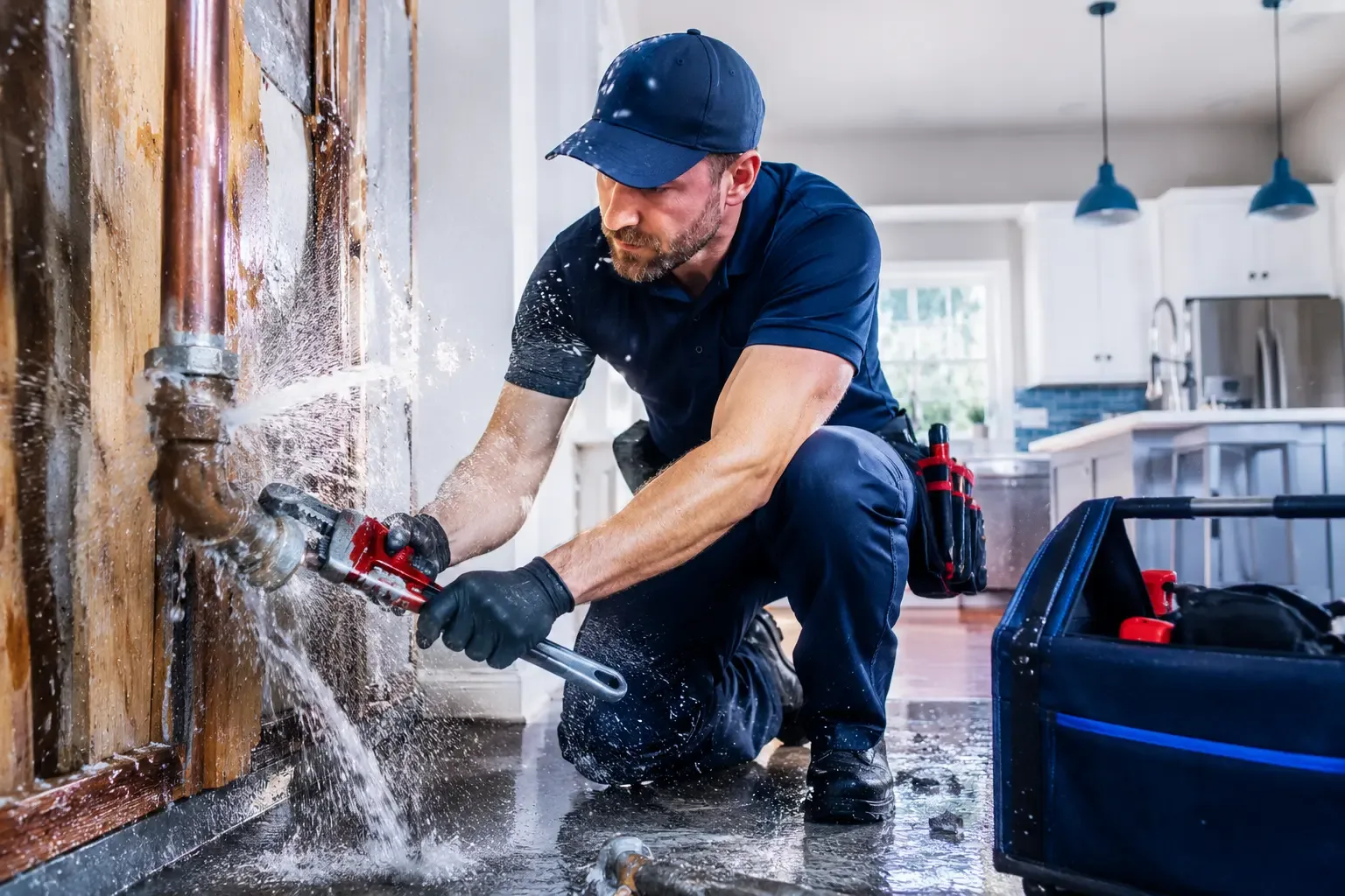 Local emergency pipe repair professionals in Houlka, MS